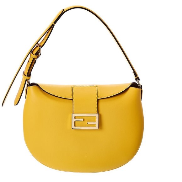 Fendi Bags Fendi Croissant Small Leather Shoulder Bag Poshmark